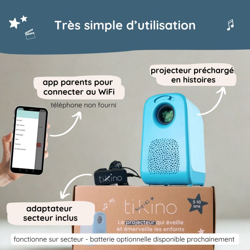 Vidéoprojecteur Tikino des 3-10 ans qui éveille et émerveille Tikino Ambiance 5