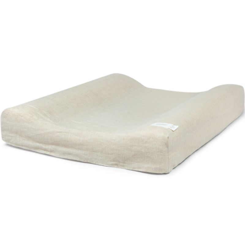 Housse de matelas à langer Lin français greige (50 x 70 cm) Nobodinoz Produit 4