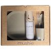 Coffret repas Round Vanilla (4 pièces)  par Mushie