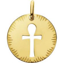 Médaille ajourée Croix de Vie (or jaune 750°)  par Maison Augis