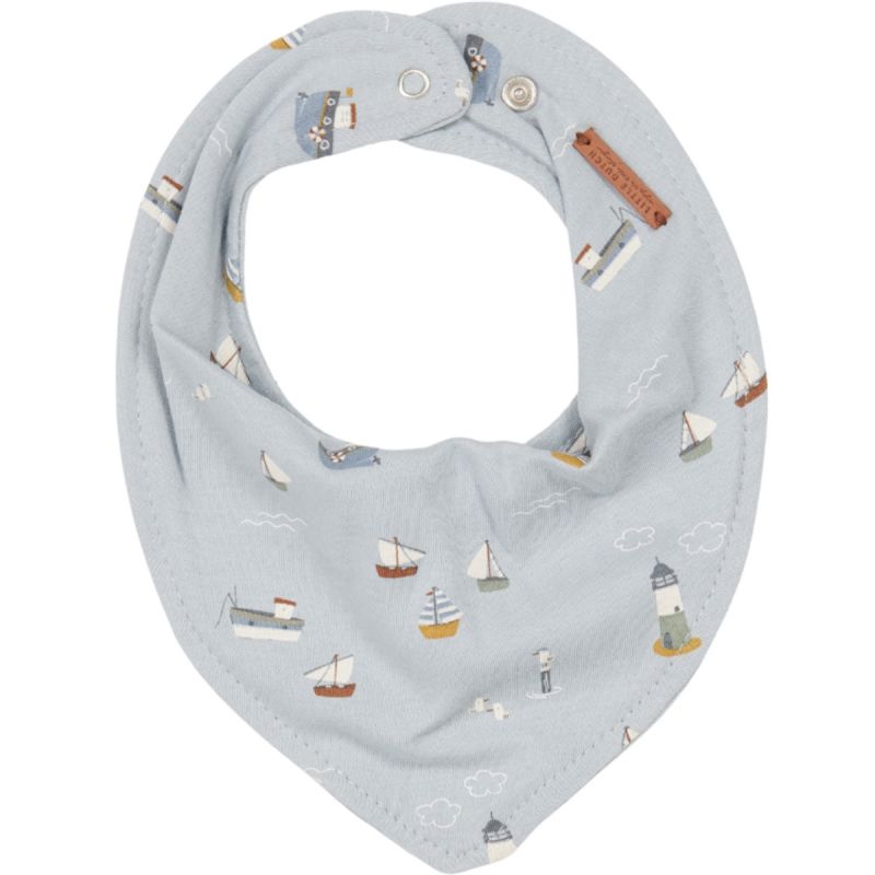 Bavoir bandana Sailors bay blue Little Dutch