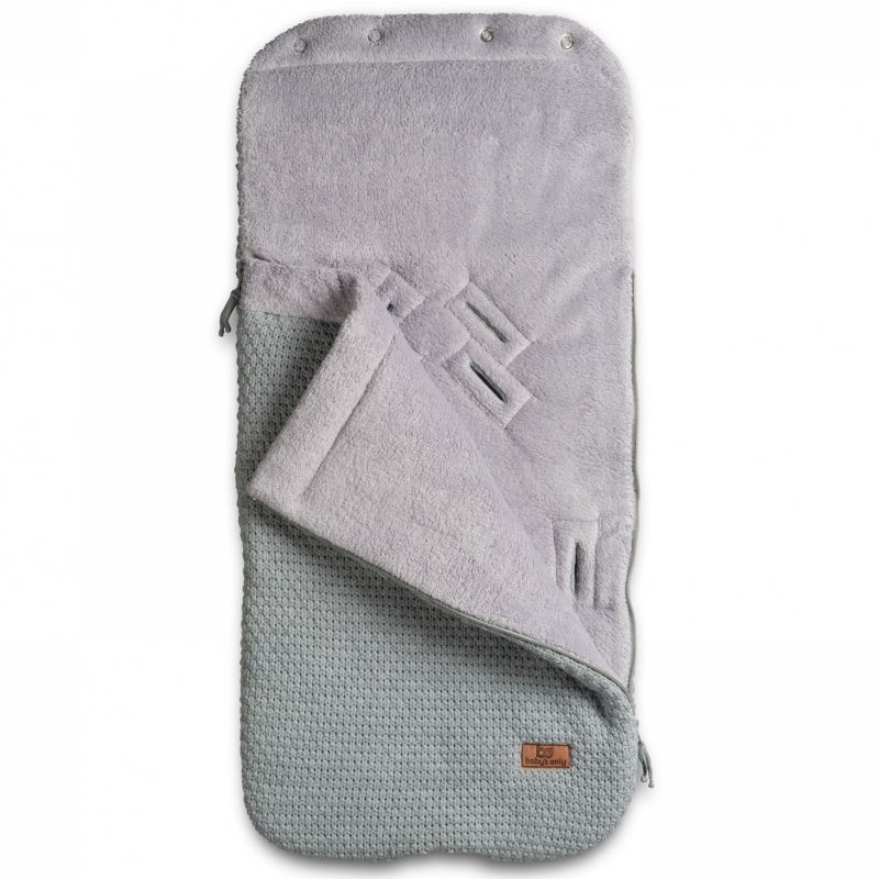 Nid d'ange passe-sangle Robust Maille gris (40 x 86 cm) Baby's Only