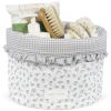 Panier de rangement Little Bloom Fleurs Gris Pasito a pasito Produit 3