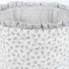 Panier de rangement Little Bloom Fleurs Gris Pasito a pasito Produit 4