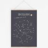 Affiche A3 Constellations avec support  par Lutin Petit Pois