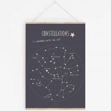 Affiche A3 Constellations avec support  par Lutin Petit Pois
