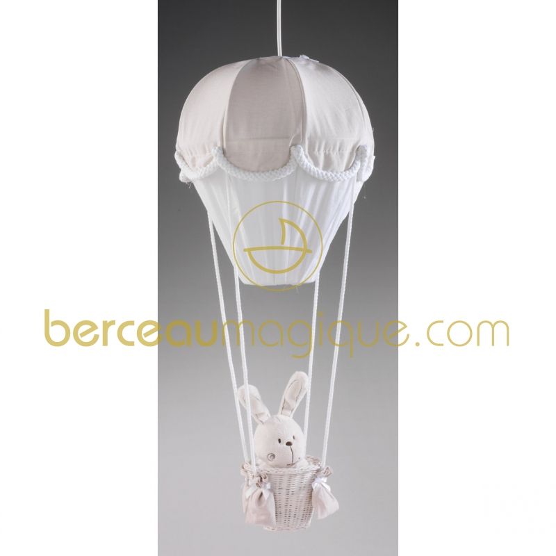 Lampe montgolfière Rabbit and Bear Domiva