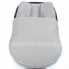 Housse et couvre-jambes siège auto gr 0 Oxford gris (0-12 mois)  par Pasito a pasito