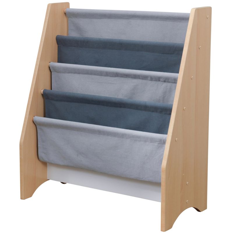 Bibliothèque en tissu grise KidKraft