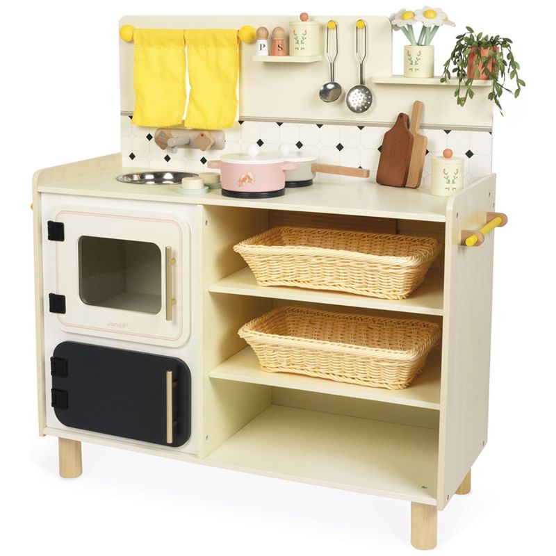 Grande cuisine équipée en bois Mamie Soleil (16 pièces) Janod Produit 5