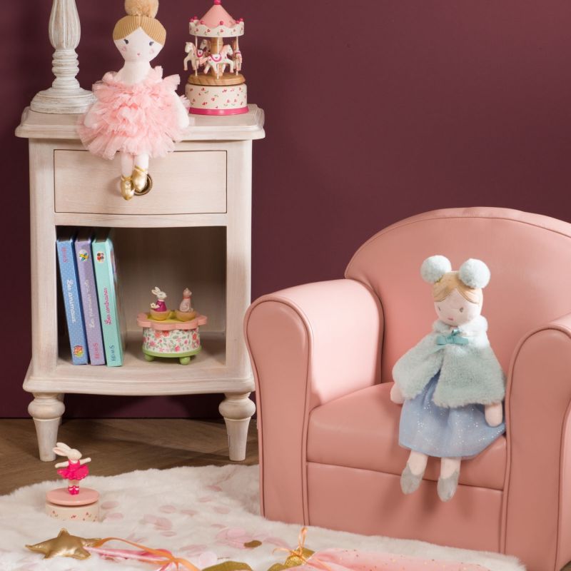 Fauteuil club enfant rose Amadeus Les Petits Ambiance 2