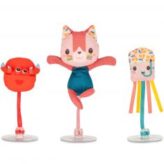 Lot de 3 jouets de bain à ventouse Jeanne - Lilliputiens