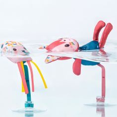 Lot de 3 jouets de bain à ventouse Jeanne