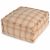 Variation Rose du produit Pouf tissé Rose (40x40 cm) de la marque Lorena Canals