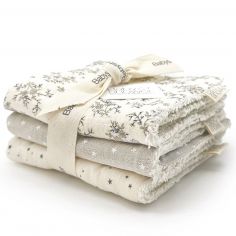 Lot de 3 lingettes Miley (28 x 28 cm) - Babyshower