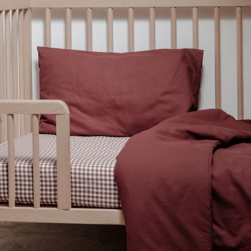 Taie d'oreiller pur coton bio Sienne (40 x 60 cm) Kadolis Ambiance 5