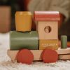 Train de construction de Noël en bois  par Little Dutch