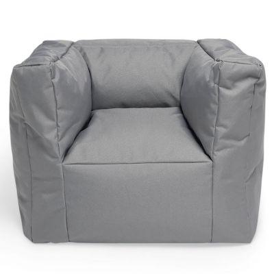 fauteuil imperméable bean bag storm gris (45 x 40 x 36 cm)