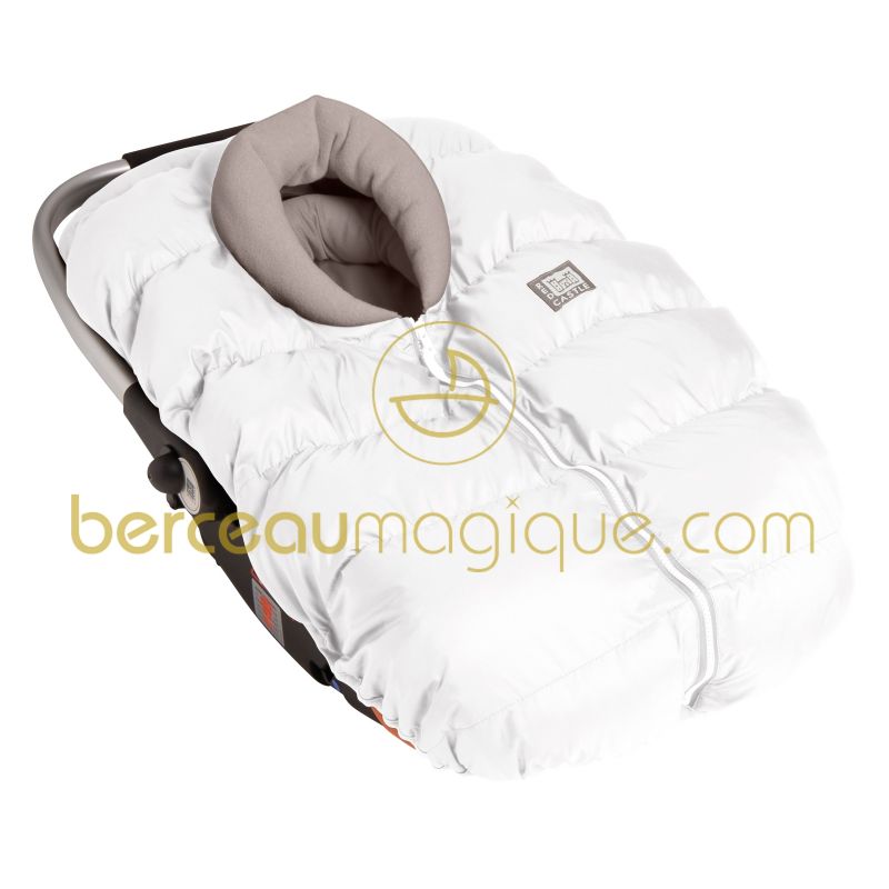 Chancelière TOPSIT PLUS pour groupe 0+ blanc et taupe Red Castle