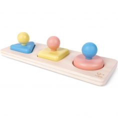 Puzzle trieur de formes Montessori en riz - Hape
