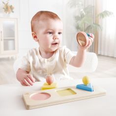 Puzzle trieur de formes Montessori en riz