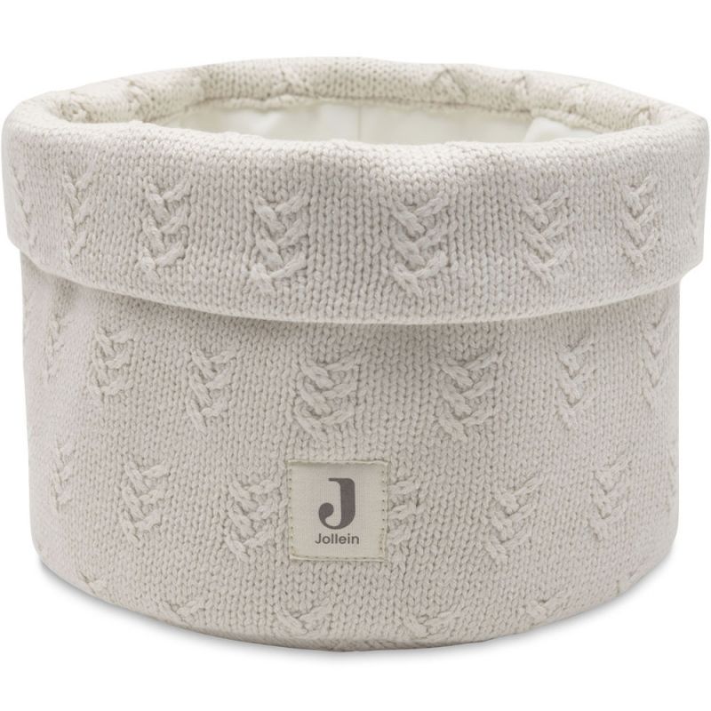 Panier de rangement Grain knit Oatmeal (14 x 18 cm) Jollein