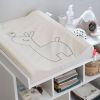 Matelas à langer Easy wipe Lalee Sable (50 x 65 cm)  par Done by Deer