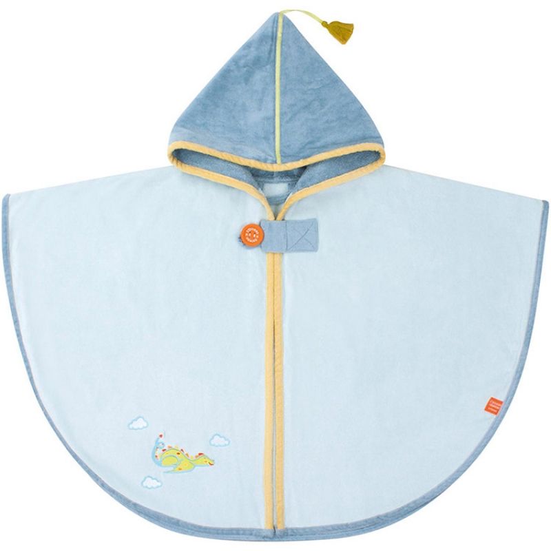 Poncho de bain Dragon bleu (0-5 ans) L'oiseau bateau