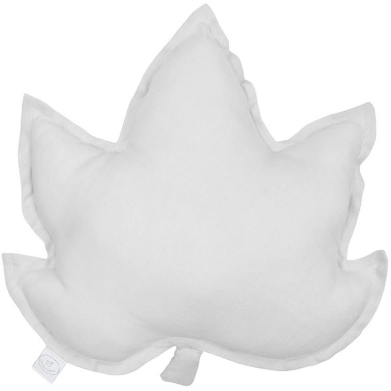 Coussin feuille d'érable gris (43 cm) Cotton&Sweets
