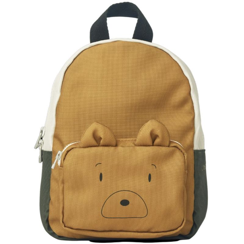 Sac à dos bébé Saxo Mr bear golden caramel Liewood