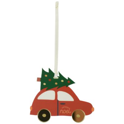 Suspension Voiture Noël Gourmand (personnalisable) Baubels
