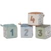 Lot de 4 cubes doux Forest Friends  par Little Dutch