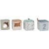 Lot de 4 cubes doux Forest Friends  par Little Dutch