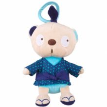 Peluche attache sucette garçon ours Kimono  par Tuc Tuc
