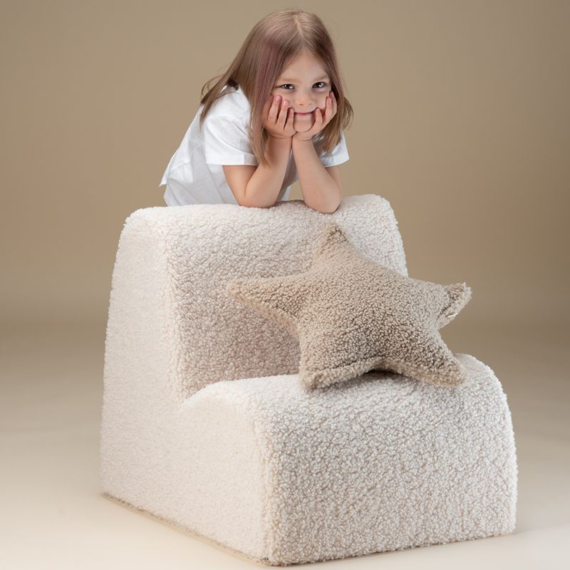 Coussin étoile Biscuit molletonné Wigiwama Ambiance 2
