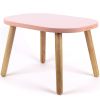 Petite table Ovaline rose  par Pioupiou et Merveilles
