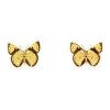 Boucles d'oreilles Papillon (Plaqué or 18 carats) Mava Produit 1