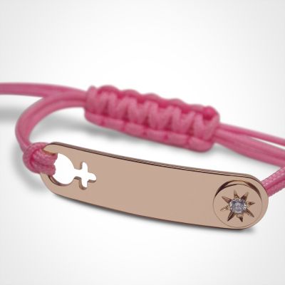 Bracelet I am a Star Fille (or rose 750°)  par Mikado