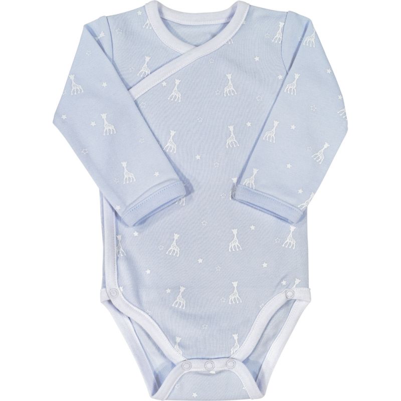 Body manches longues bleu Sophie la girafe (naissance) Trois Kilos Sept Produit 1 grande taille