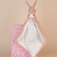 Lapin Doudou rose (10 cm)