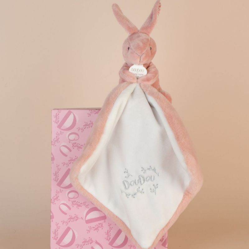 Lapin Doudou rose (10 cm) Doudou et Compagnie Ambiance 2