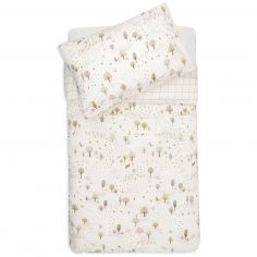 Housse de couette + taie d'oreiller Tiny Park (100 x 140 cm) - Jollein