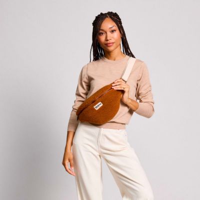 Sac banane Olivia Teddy Brun