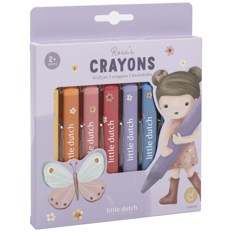 Crayons de cire Rosa Little Dutch Packaging 1