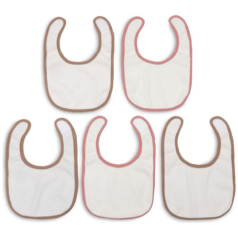 Lot de 5 bavoirs imperméables Miffy Moments Silk Rose Jollein Produit 4