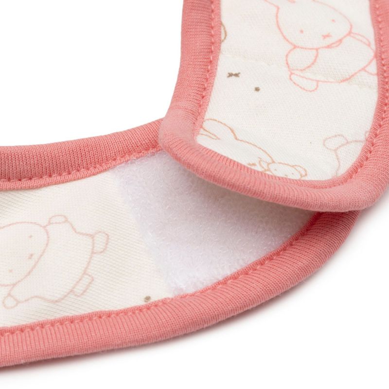 Lot de 5 bavoirs imperméables Miffy Moments Silk Rose Jollein Produit 6