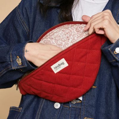 Sac banane Olivia matelassé Terracotta