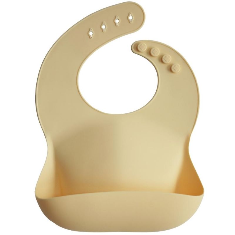 Bavoir à poche en silicone Sunshine Mushie