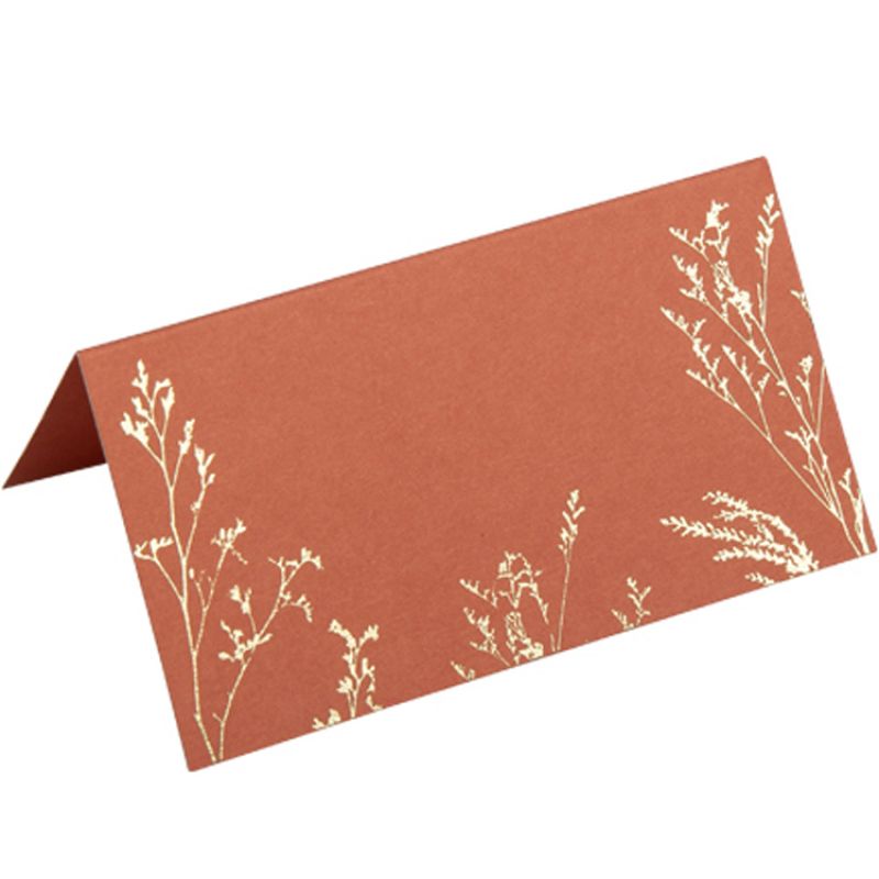 Lot de 10 marque places Brindilles terracotta Arty Fêtes Factory