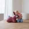 Ballon sauteur Hoppi Lapin Bordeaux Quut Ambiance 3